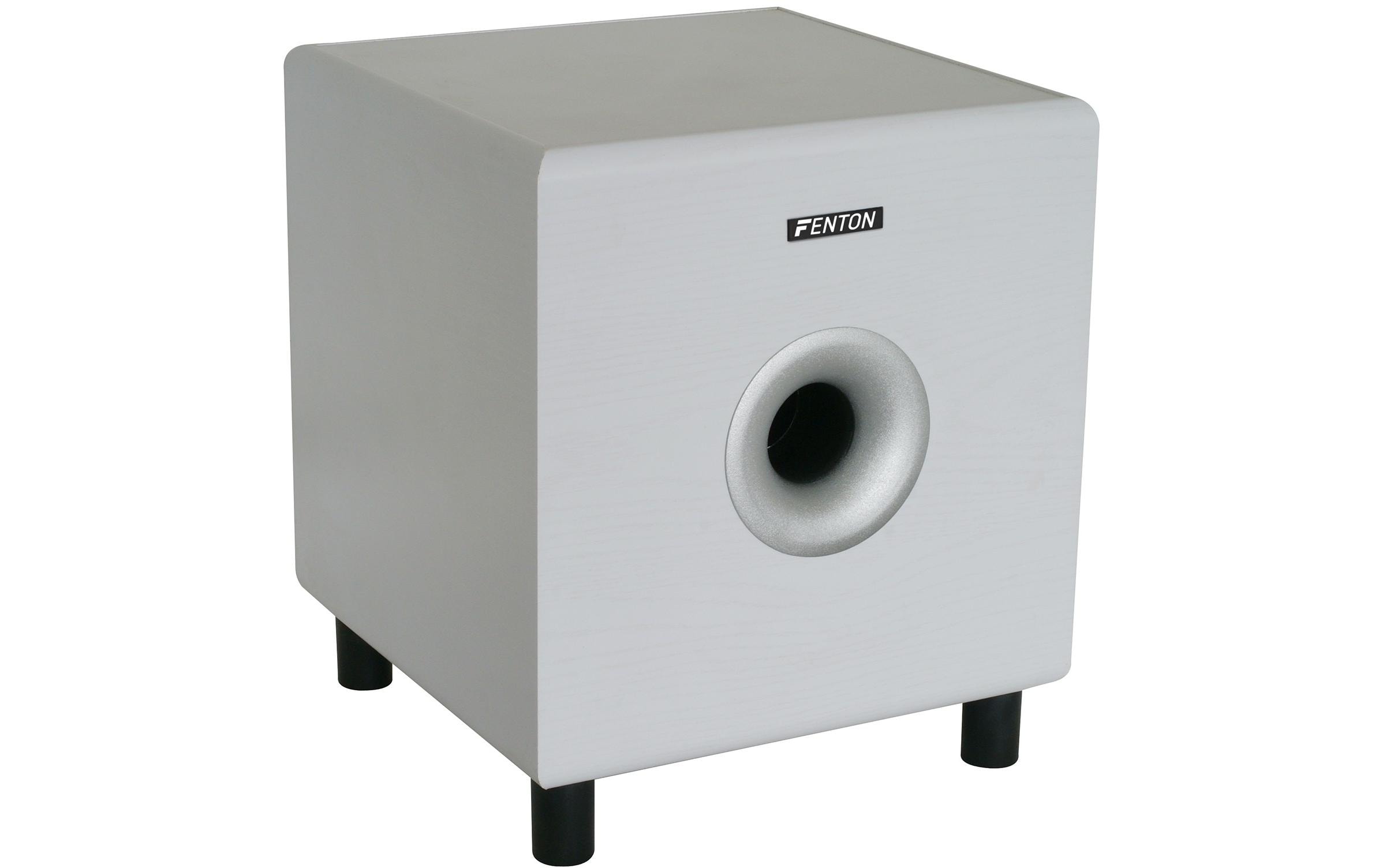 Subwoofer SHFS08W 8 Zoll Weiss<br>Bassreflex-Subwoofer