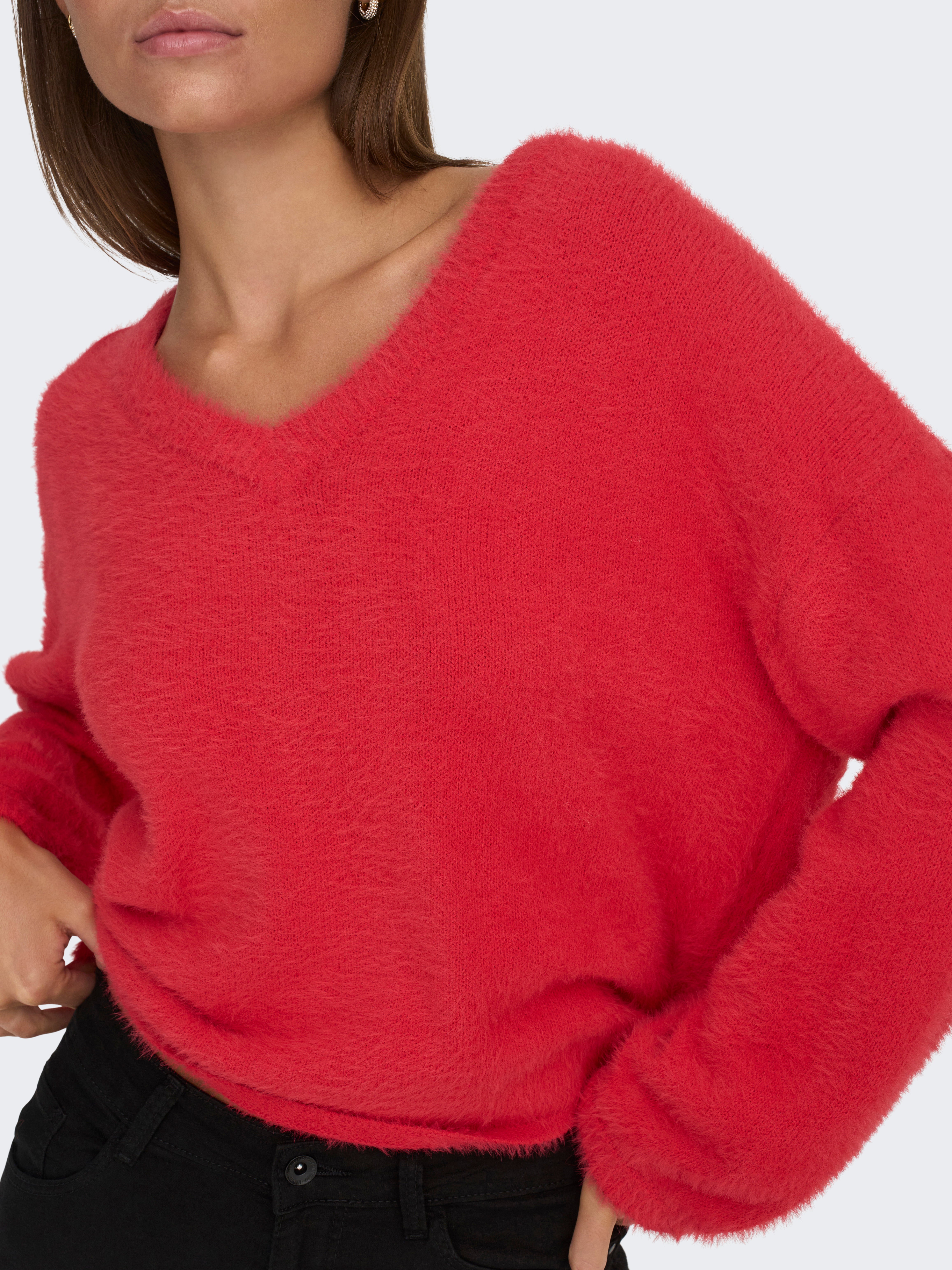JDYJOLA Strickpullover Bittersweet