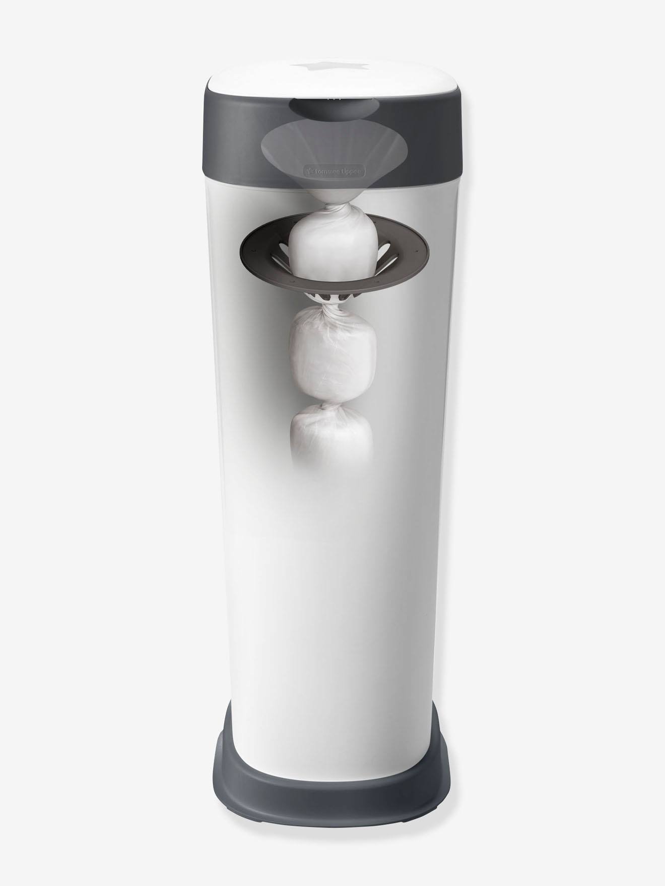 Lixeira Tommee Tippee Sangenic branca tamanho XL com sistema Twist & Click