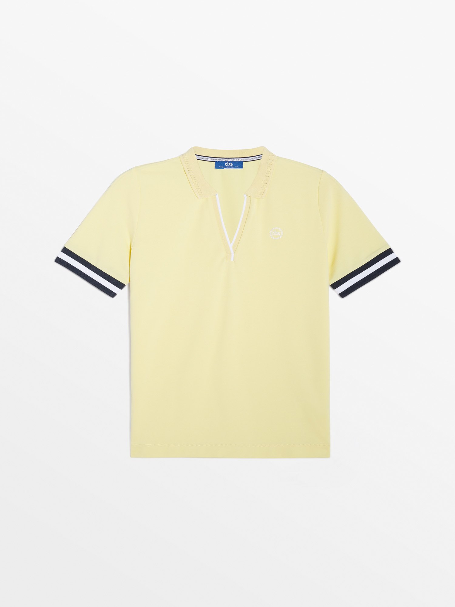 Polo Femme Coton Biologique Jaune