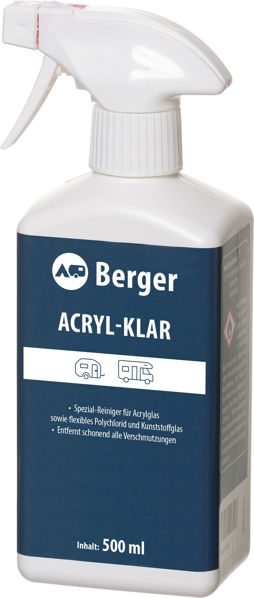 Berger Kunststoff- & Acrylglasreiniger 500 ml