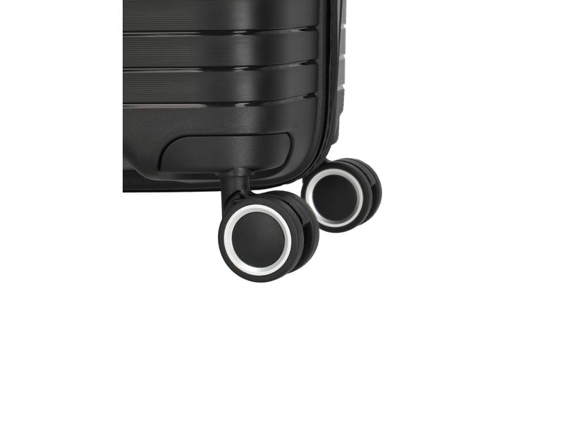 travelite Reisekoffer ORBITA Trolley, L Schwarz Der kompakte Begleiter für bunte Reisen