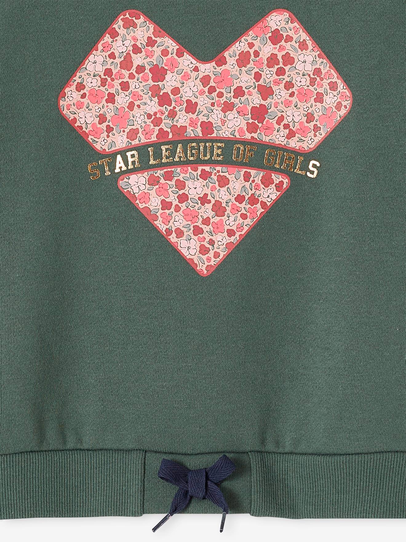Conjunto esportivo feminino: moletom de lã + leggings verdes de tecido técnico