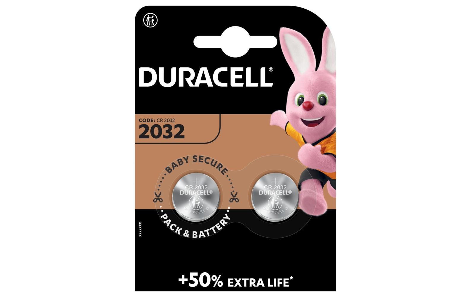 Knopfzelle Lithium CR2032 , 2 StückTyp Knopfzelle, 2 Stück