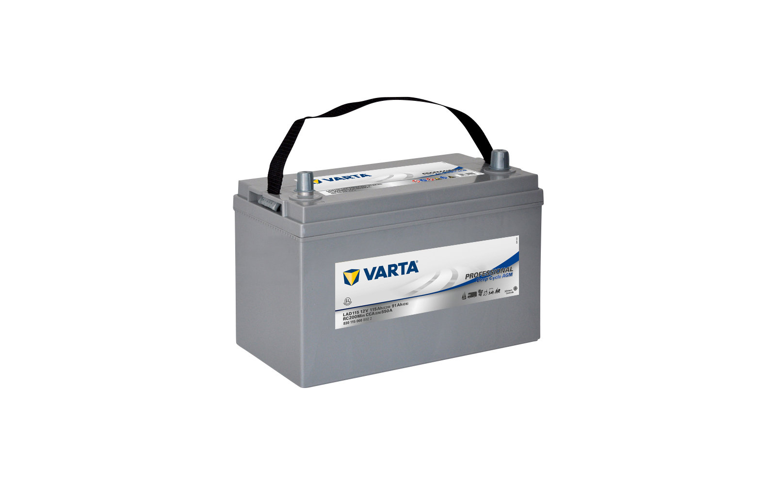 Varta Professional Deep Cycle AGM Nass-Batterie 12 V / 115 Ah