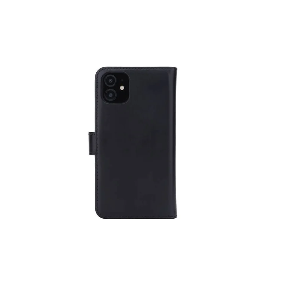 RadiCover - Strålingsbeskyttelse Mobilewallet Læder iPhone 12 PRO Max Exclusive 2in1 Magnetcover- Sort