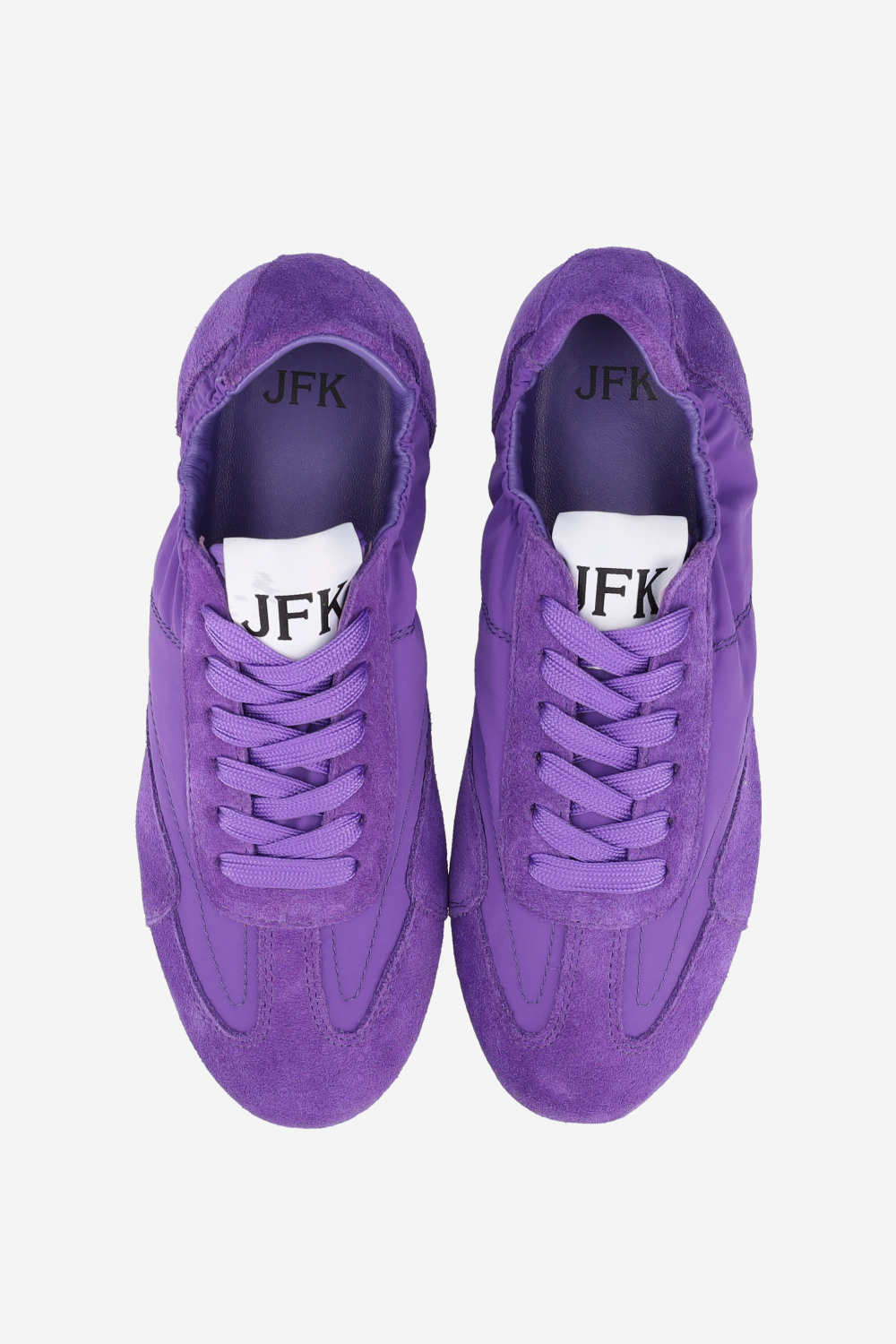 Nylon / suede sneakers