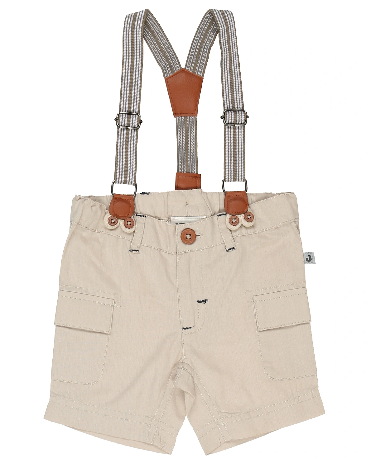 Cargo-Shorts OUTBACK mit Hosenträgern in beige