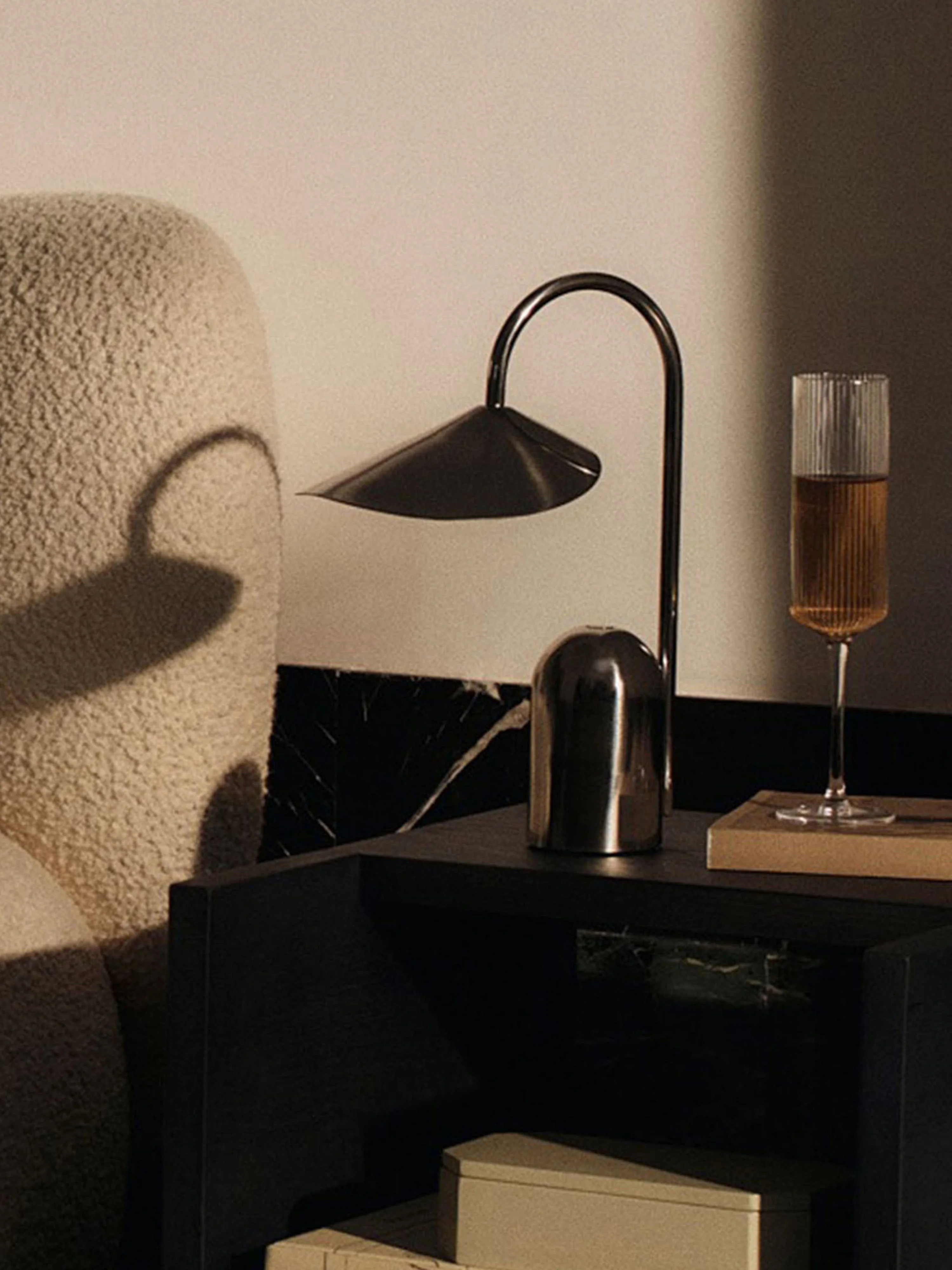 Mondgeblazen champagneglazen Ripple, 2-delig
