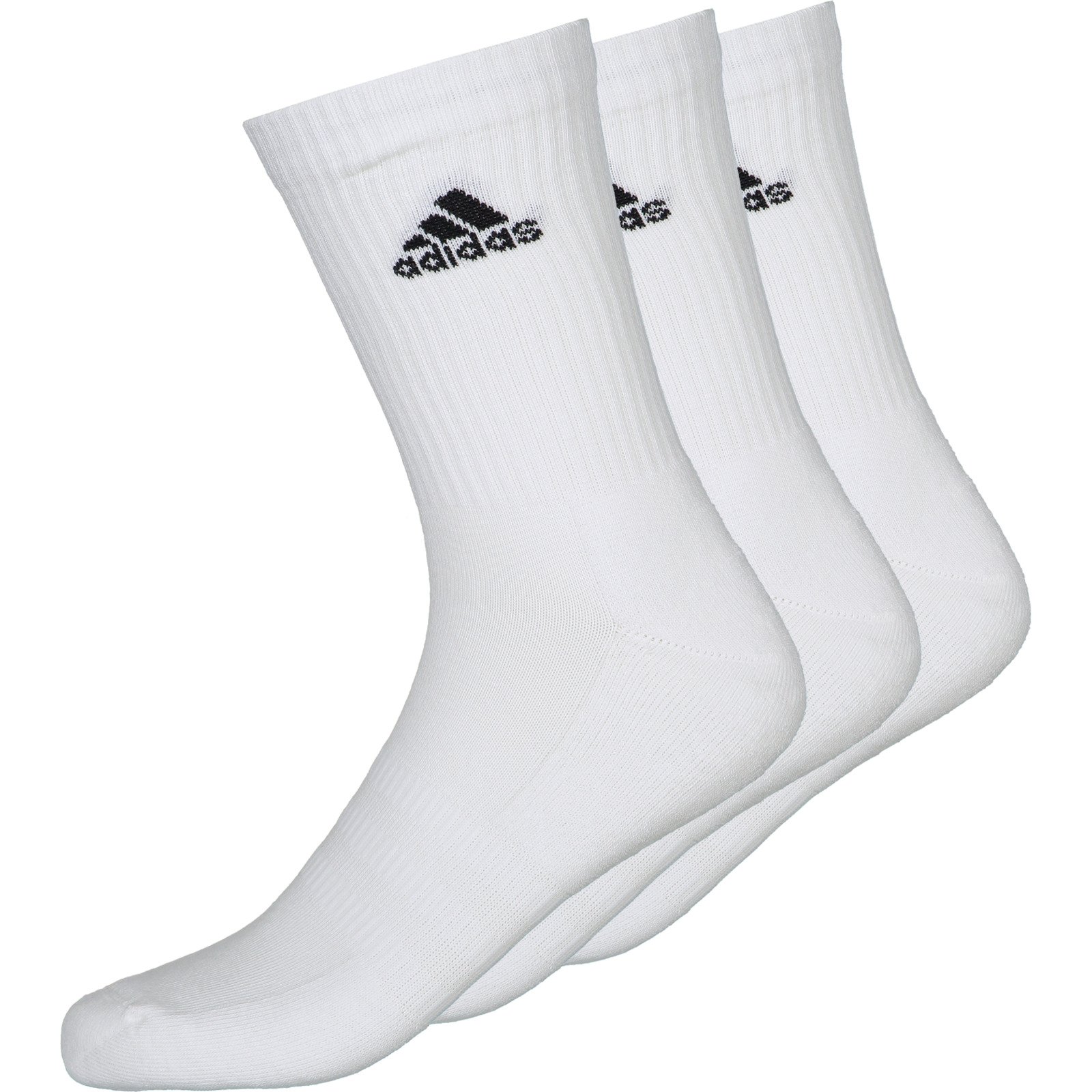 Adidas Sportsocken Cushioned, 3 Paar 40-42, weiss