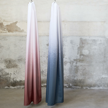 Sealskin douchegordijn blend 180x200cm d.roze/wit