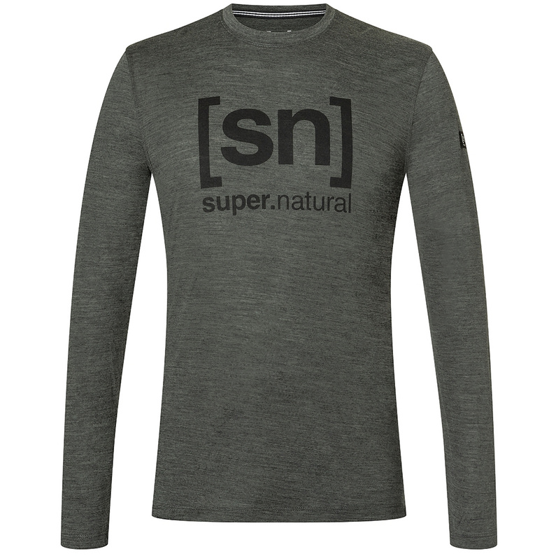 Super.Natural Herren Logo Longsleeve
