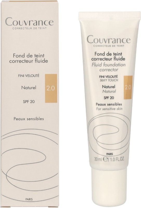 Avène - Couvrance Natural Fluid Foundation - Foundation - Natuurlijk - Vloeibaar