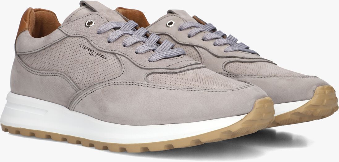 grijze stefano lauran lage sneakers lj2504