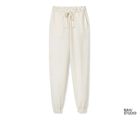 NAH/STUDIO Joggpants | Bio-Baumwolle, sand
