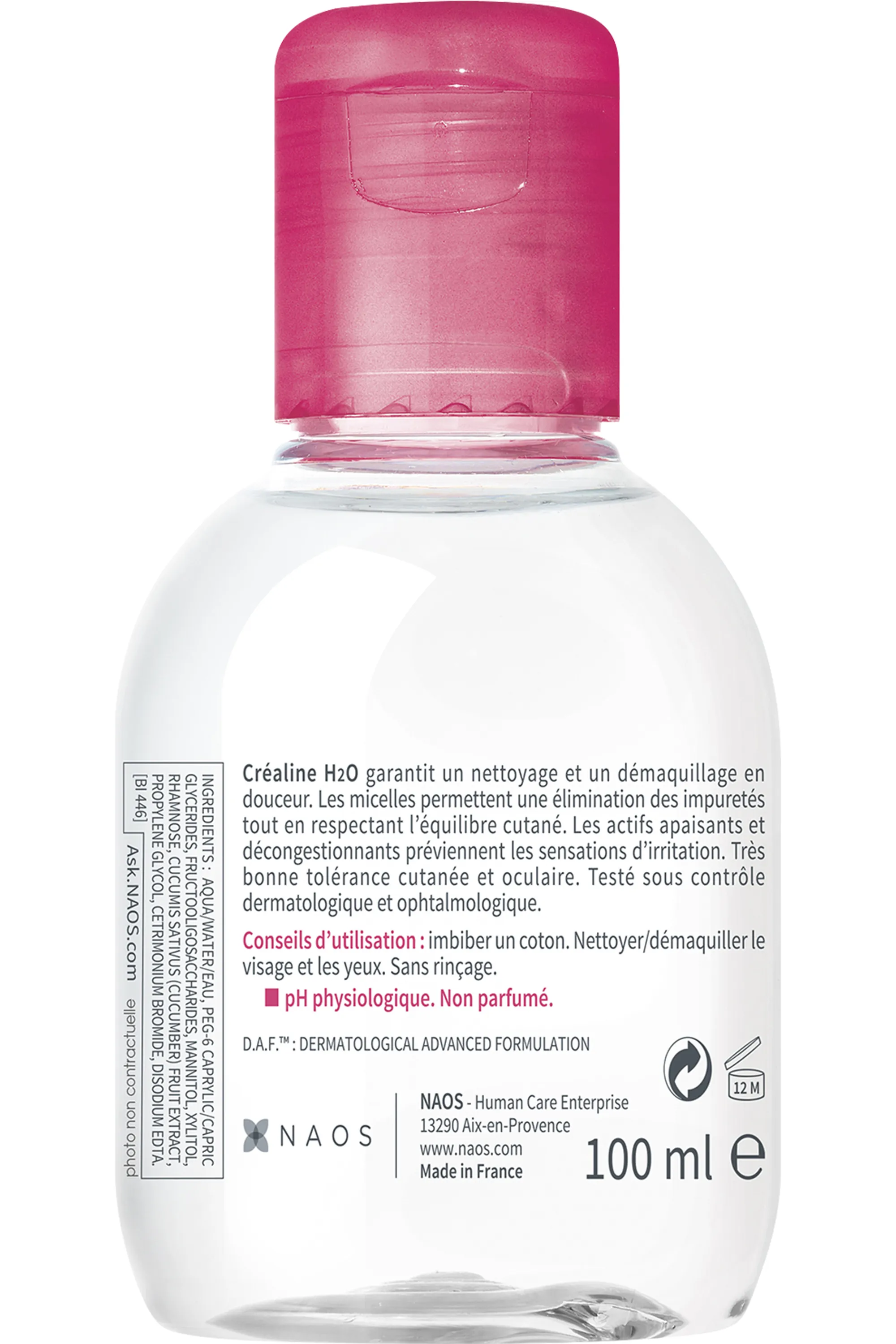 Bioderma Eau Micellaire démaquillante Créaline H2O-100 ml