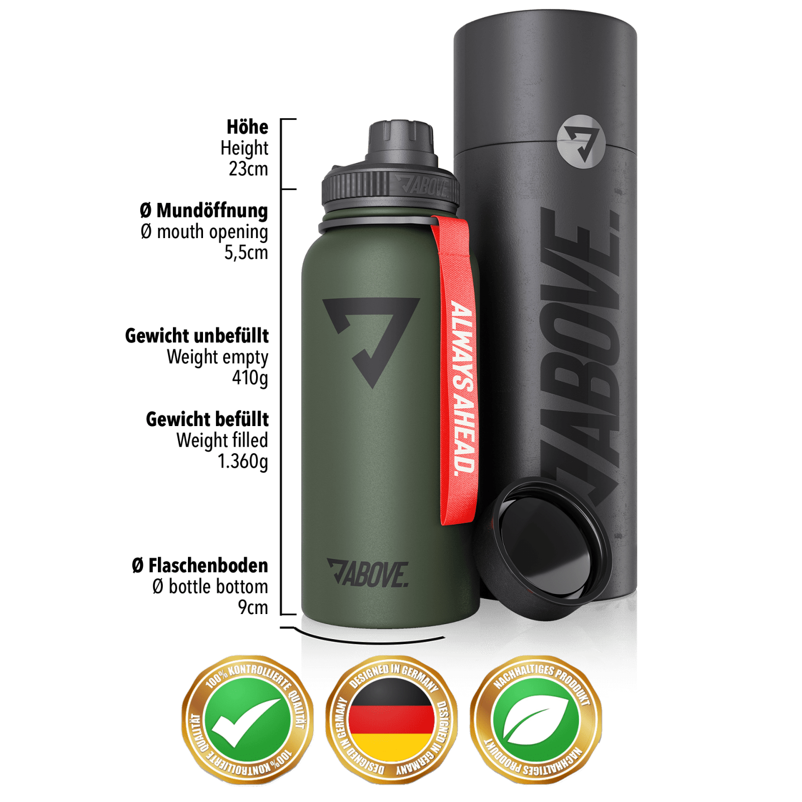 ABOVE. Thermosflasche (950ml)