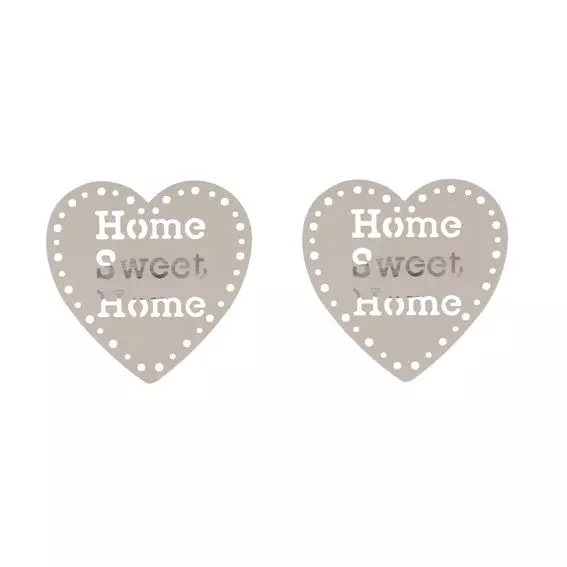 Lot de 2 pinces rideau pivotantes Sweet home Taupe