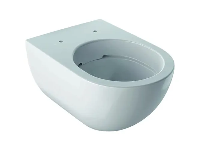 Geberit Acanto væghængt - toilet, skjult montering, Rimfree: T=51cm, KeraTect / Hvid