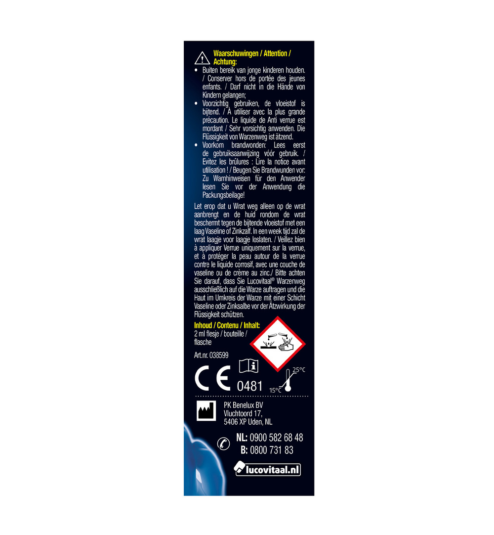 Lucovitaal Wrat Weg (2 ml)