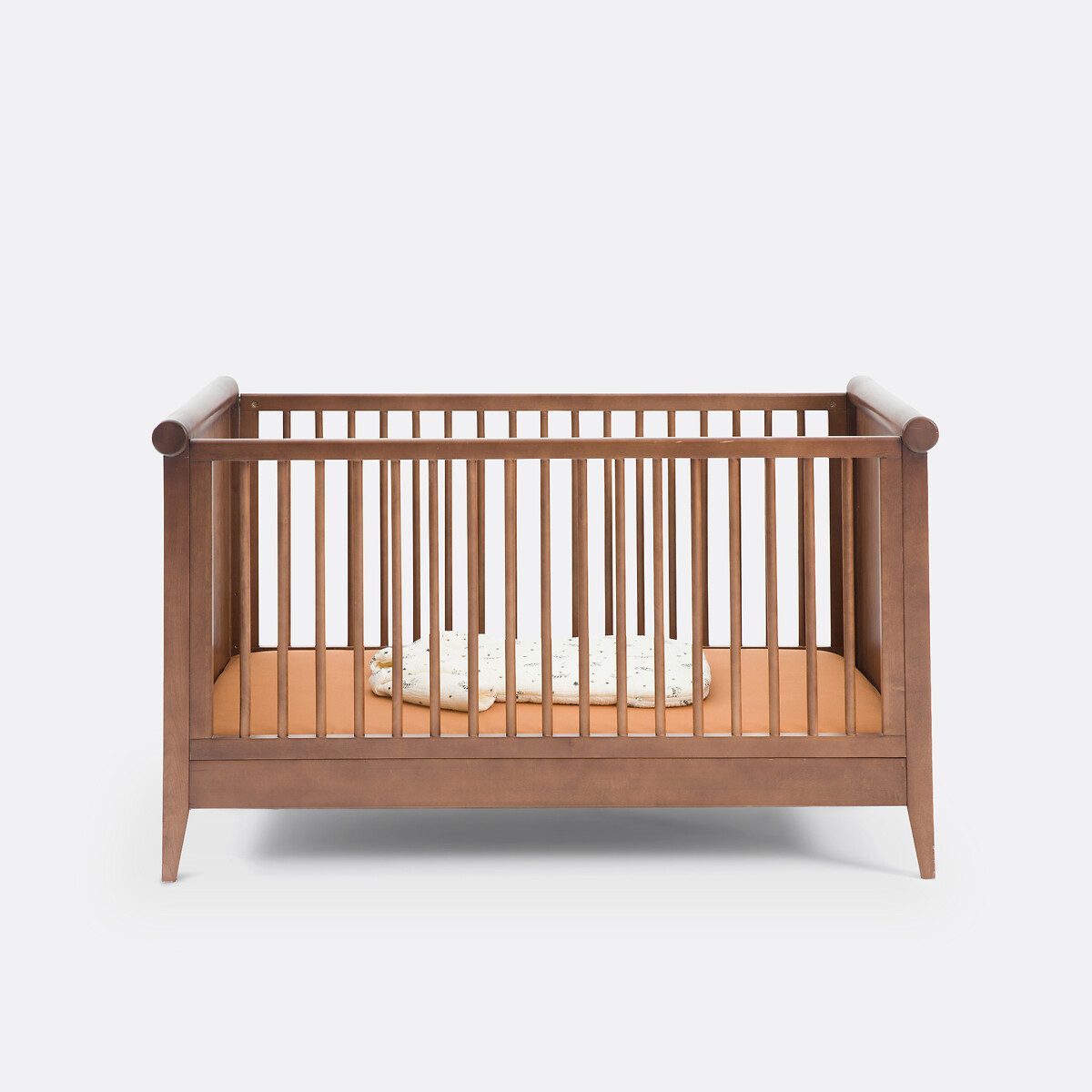 LA REDOUTE INTERIEURS<br>Cama de bebê evolutiva vintage em tom de nogueira, Florette