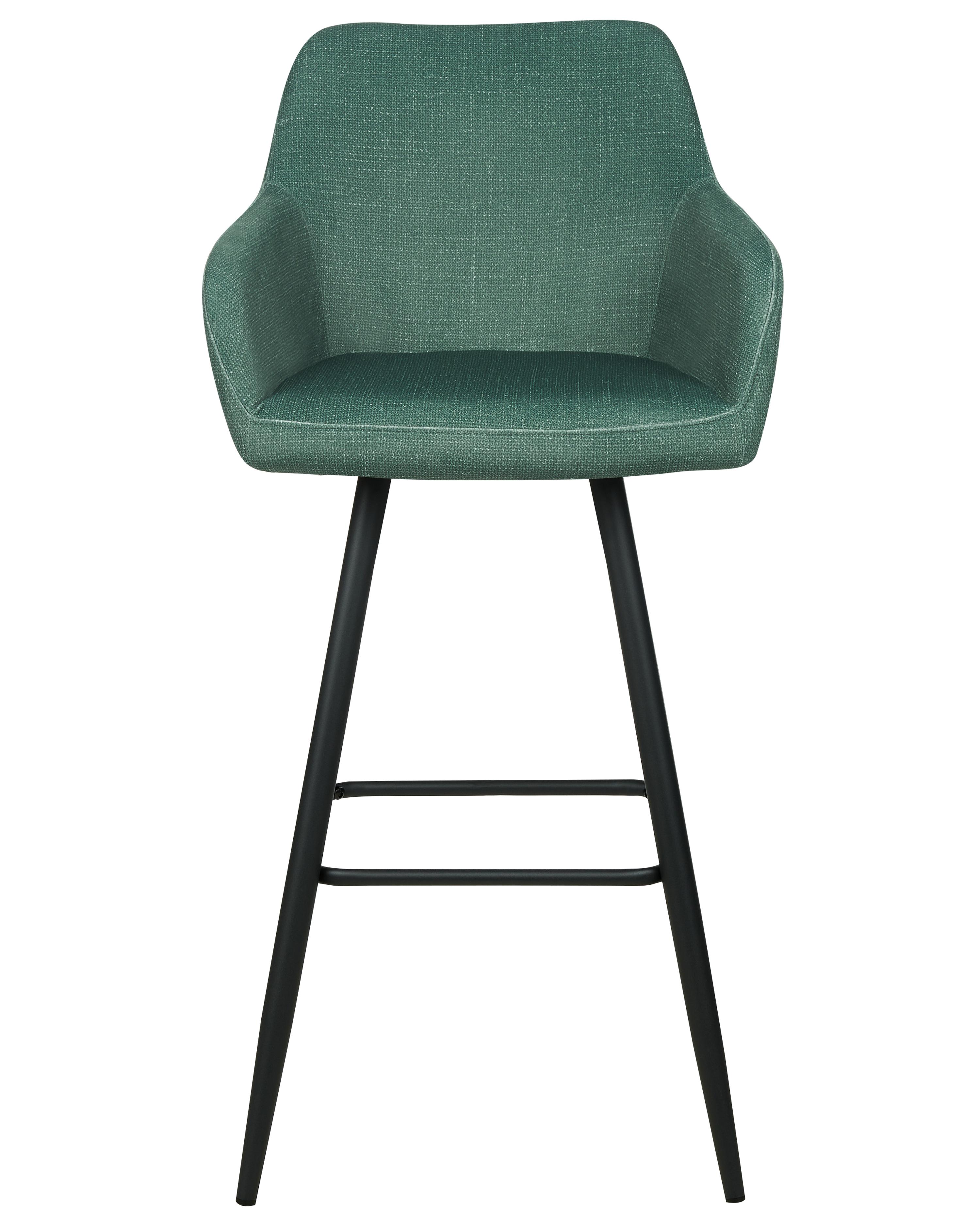 Set van 2 barstoelen CASMALIA Fluweel Donkergroen