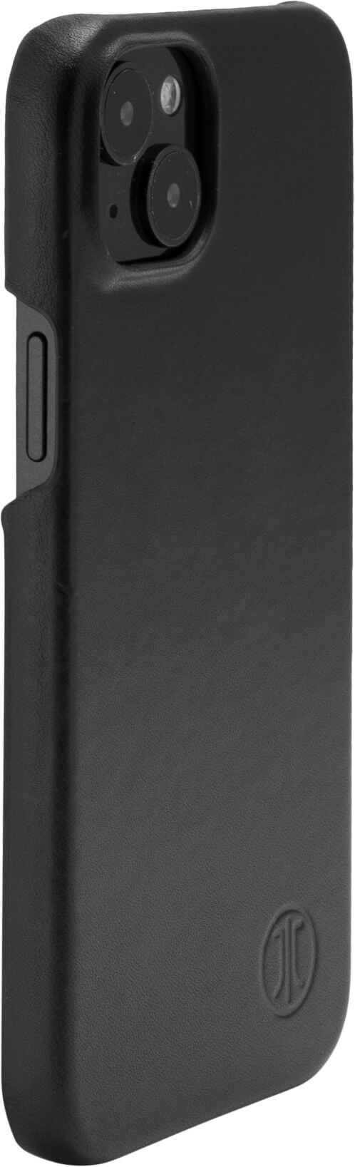 iPhone 15 Echtleder Backcase Hülle Kreuzberg (11008) - Schwarz