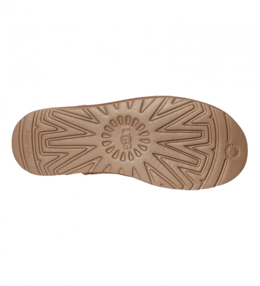 Botas UGG W Classic Mini Bailey em couro marrom