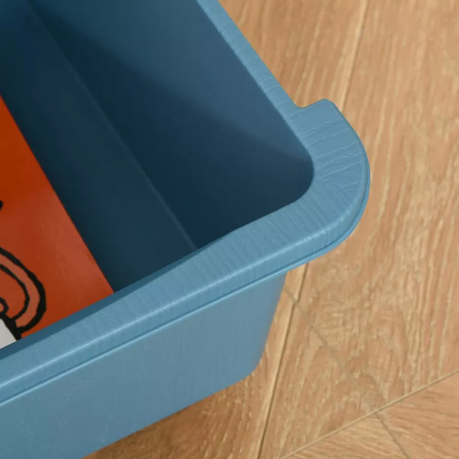 HOMCOM Aufbewahrungsboxen für Spielzeug Blau