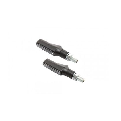 Clignotant Brazoline SPIRIT A LED AVEC FEUX STOP ET VEILLEUSE (La paire) Universel - Noir