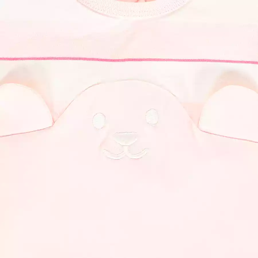 Steiff Girls Strampler, barely pink