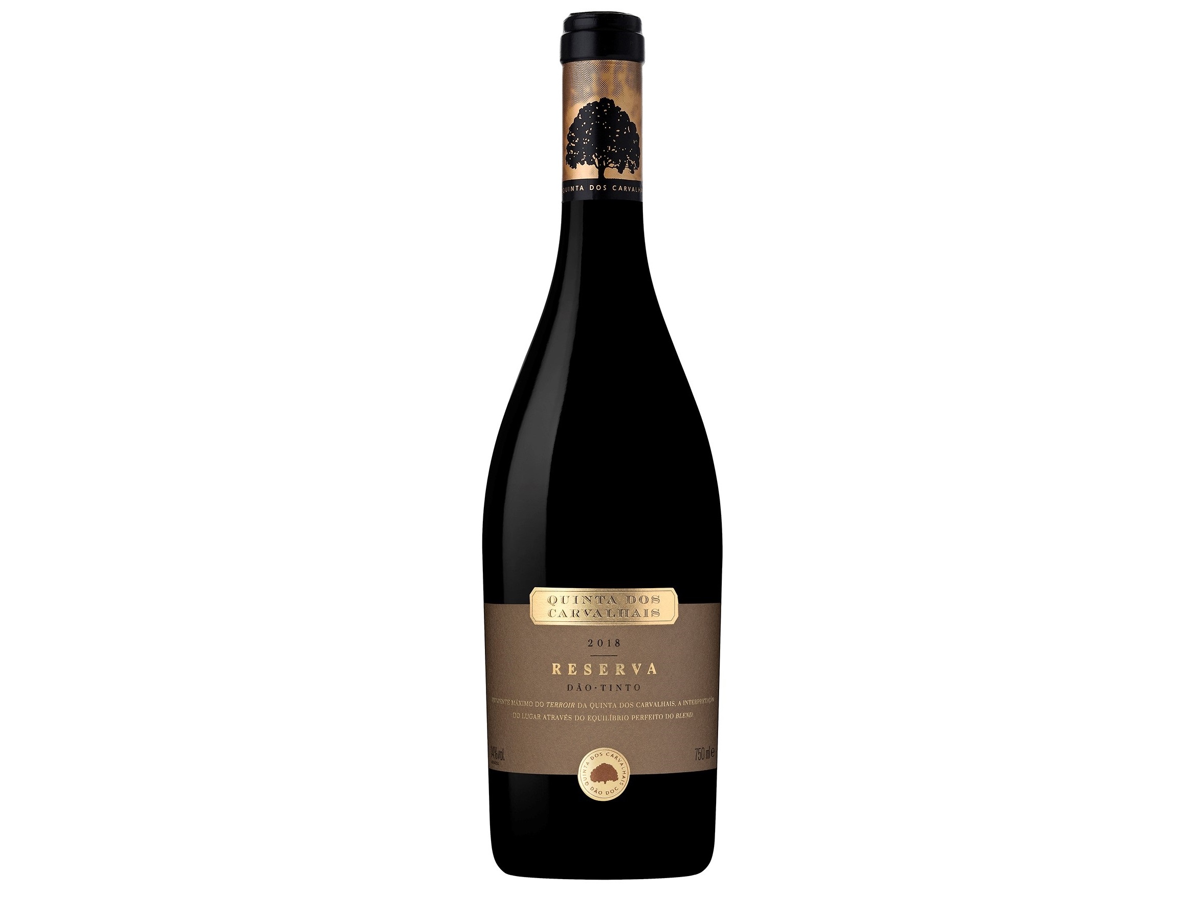 VINHO TINTO QUINTA DOS CARVALHAIS RESERVA DÃO 0.75L