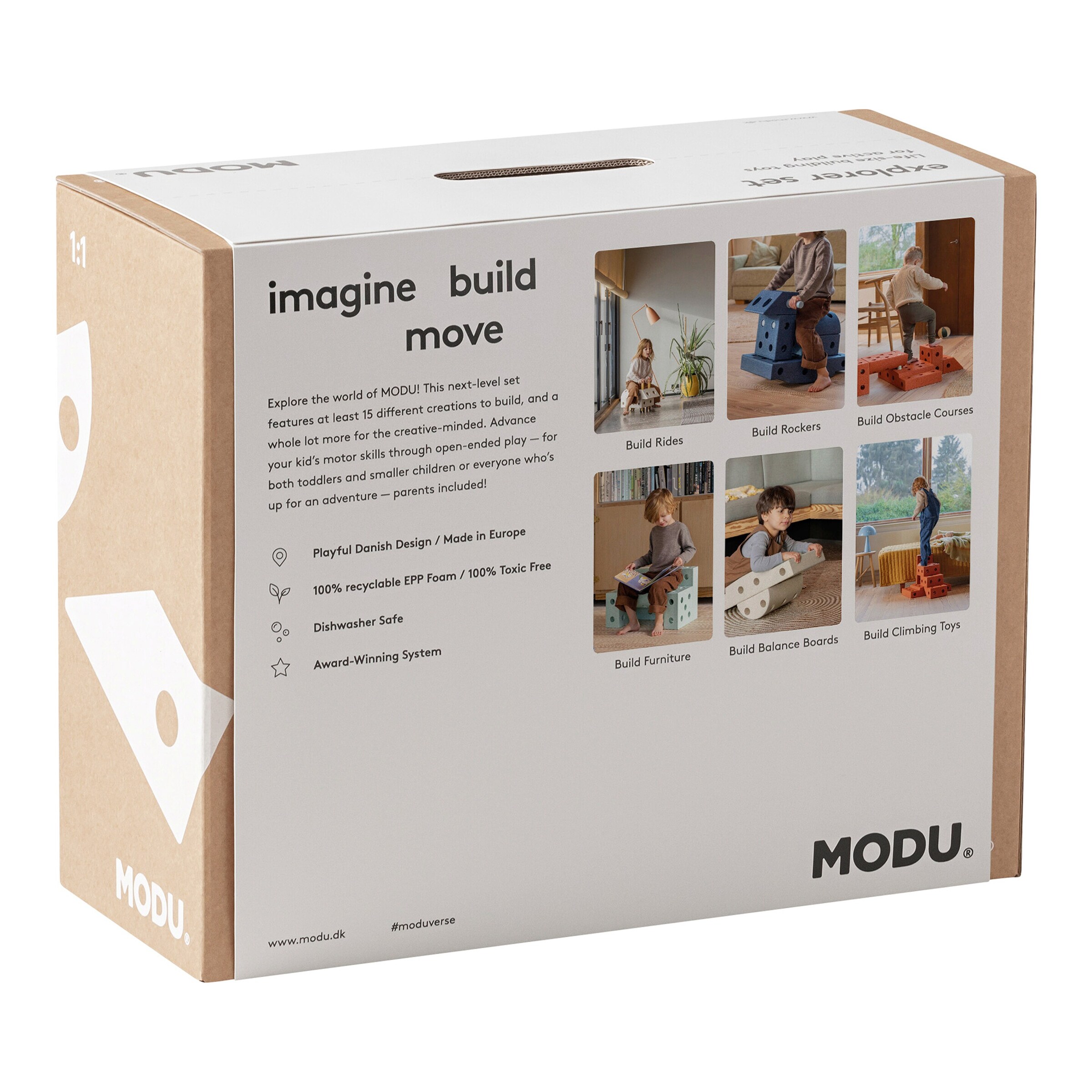 MODU MODU Bausatz Starter-Set Explorer Deep Blue / Sky Blue