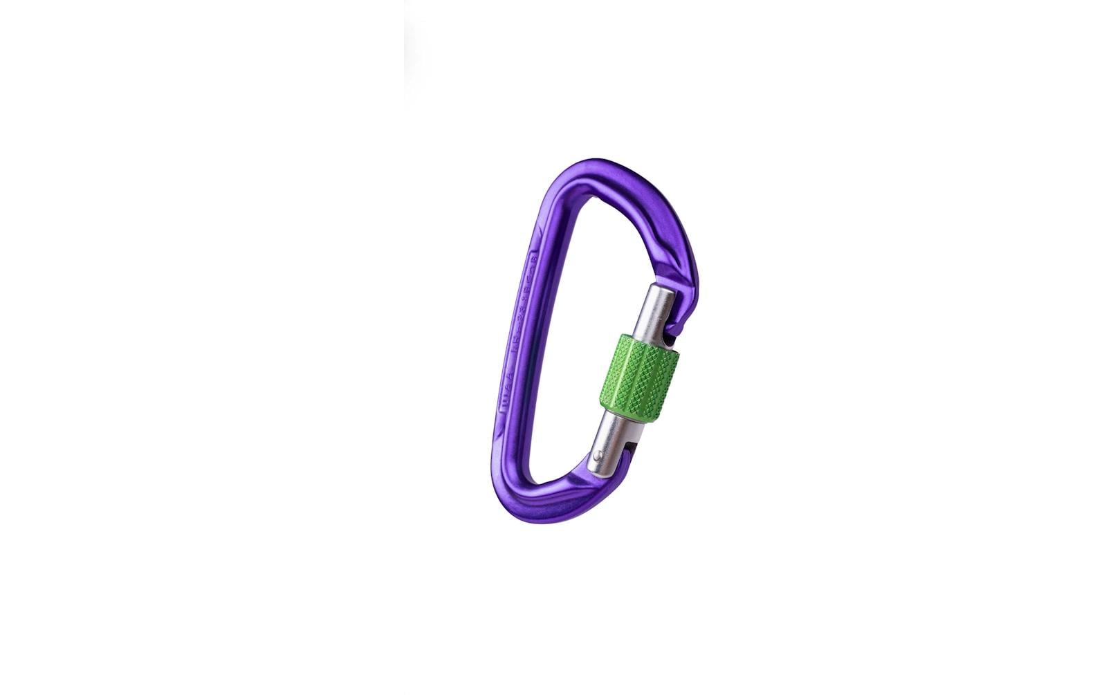 Carabiner Session Screw Gate LilaKarabiner mit Schraubverschluss