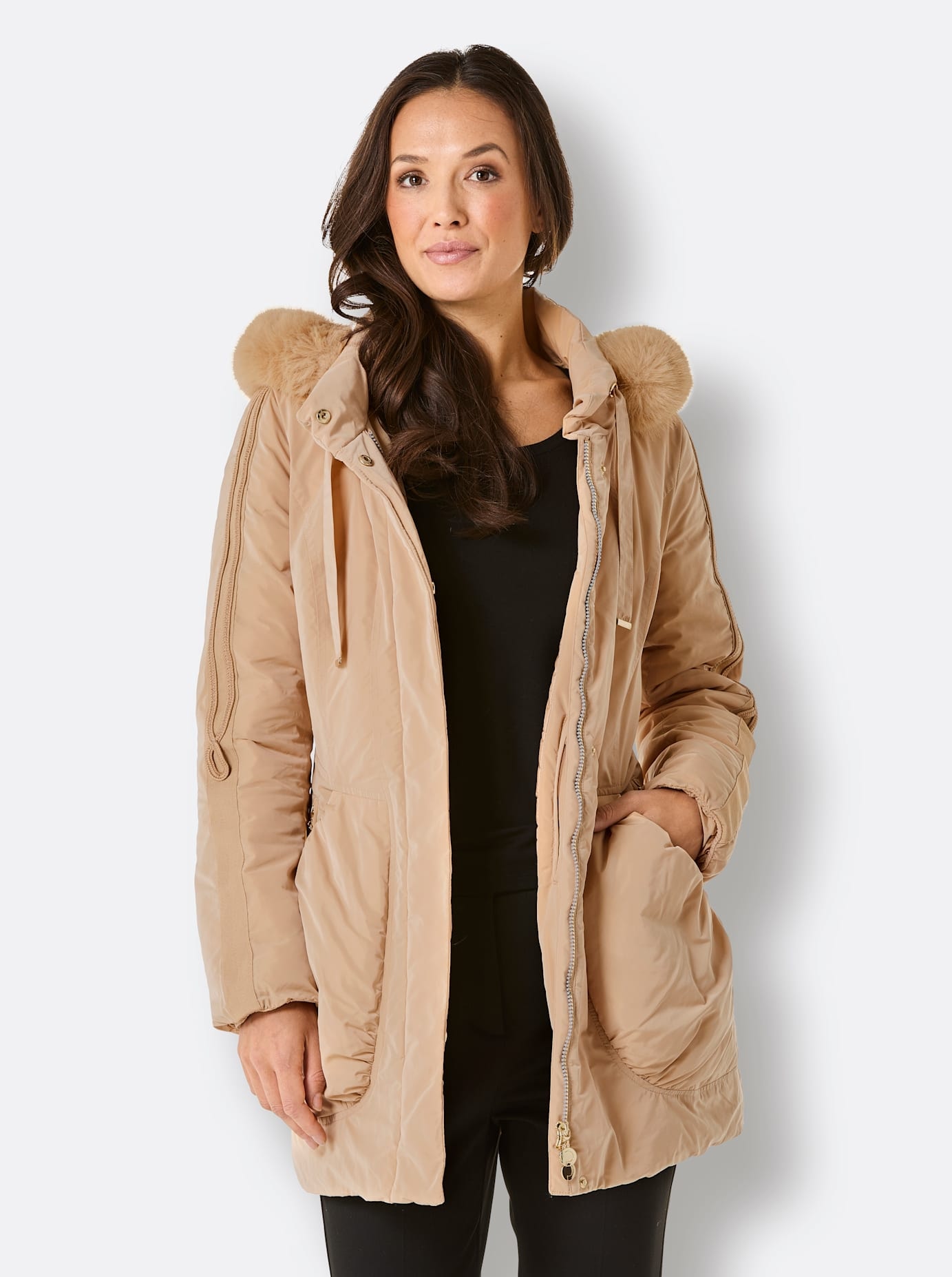 CREATION L PREMIUM Daunenjacke mit Kapuze