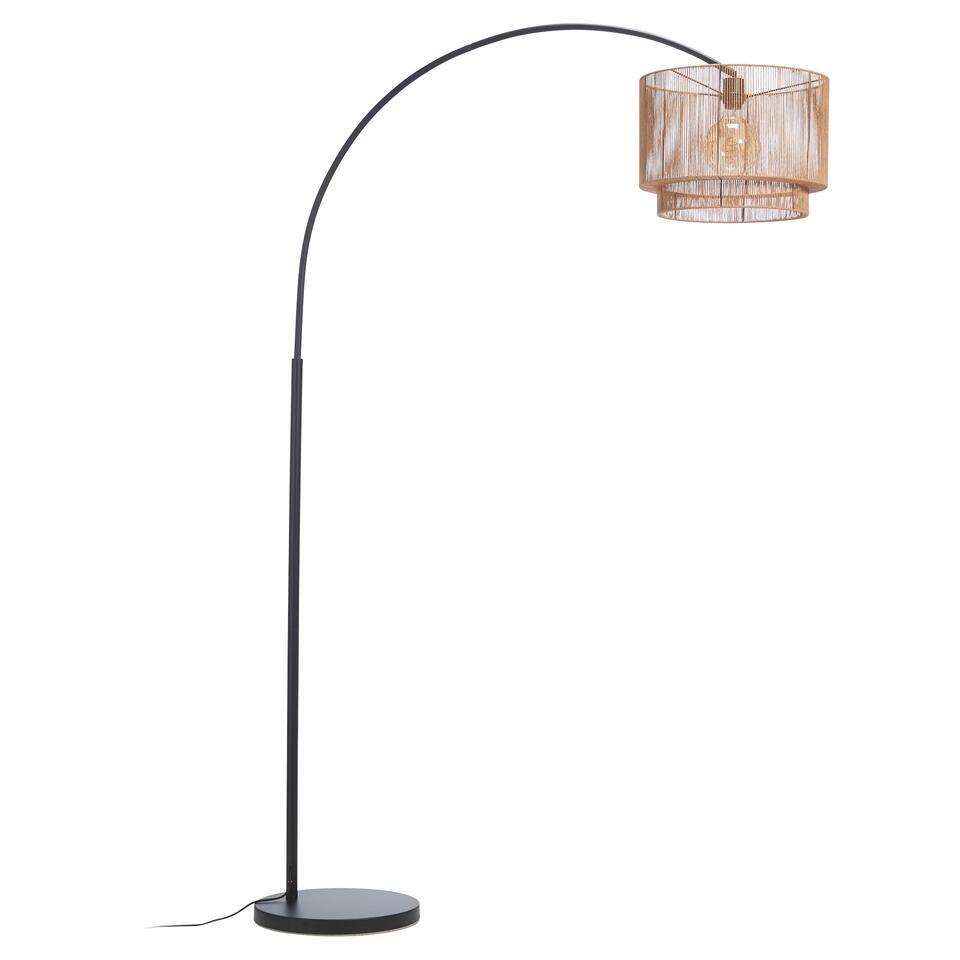 Vloerlamp Cilen Zwart Bruin