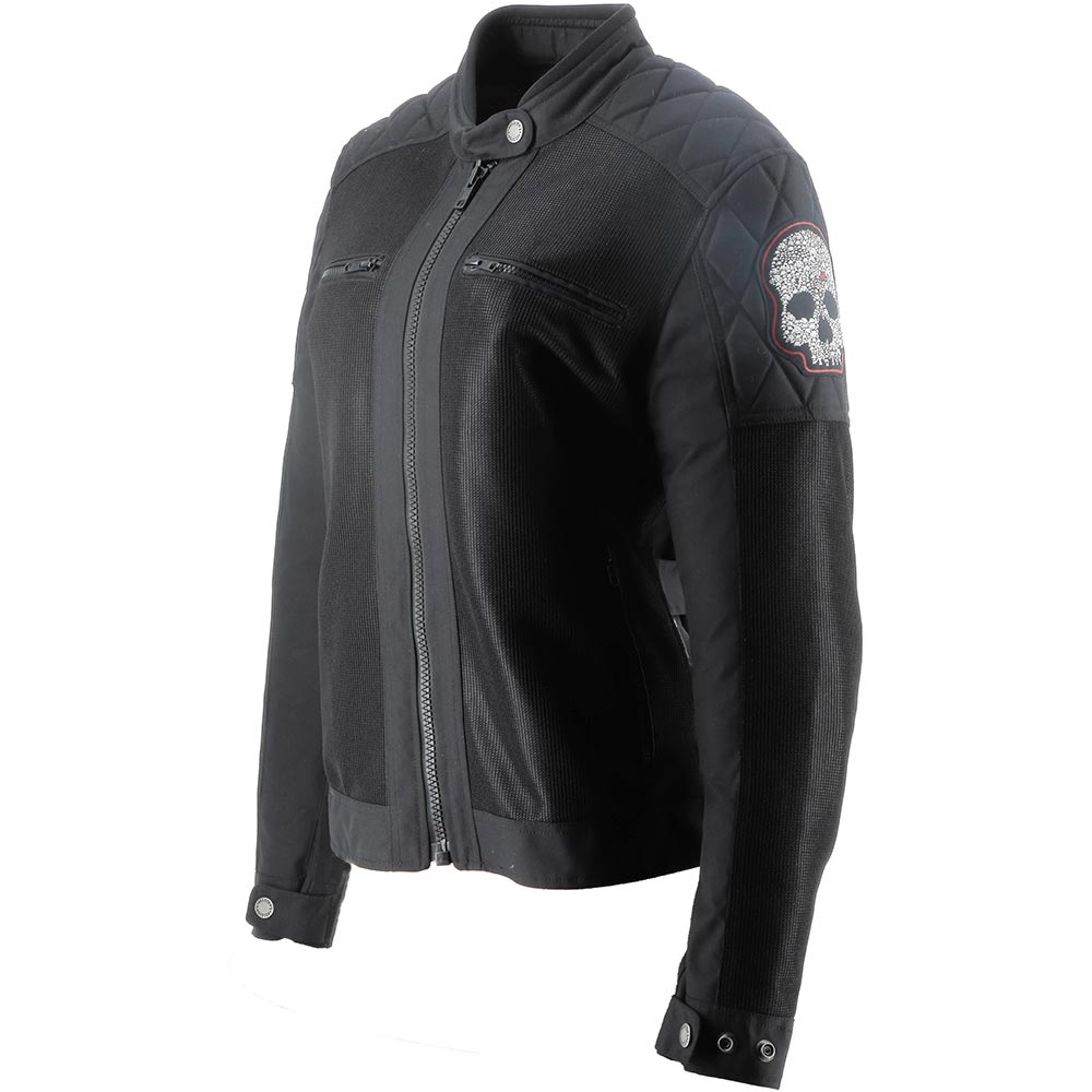 Helstons - Blouson femme Widow Air Tissu Mesh Noir