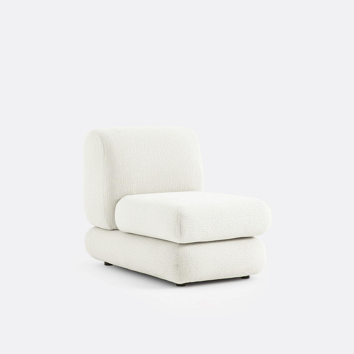 LA REDOUTE INTERIEURS<br>Poltrona modular para lareira, tecido texturizado, HOOVER