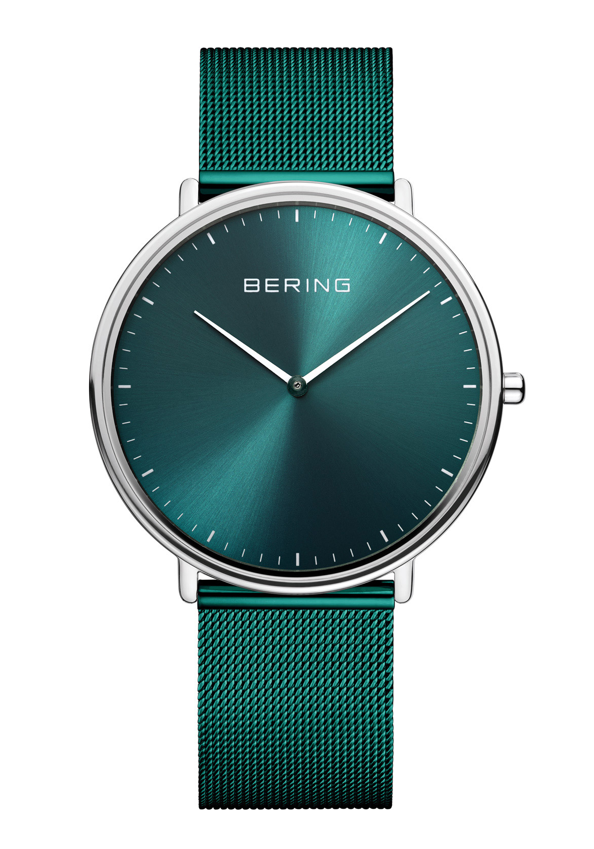 BERING Herrenuhr Ultra Slim Grün 15739-808
