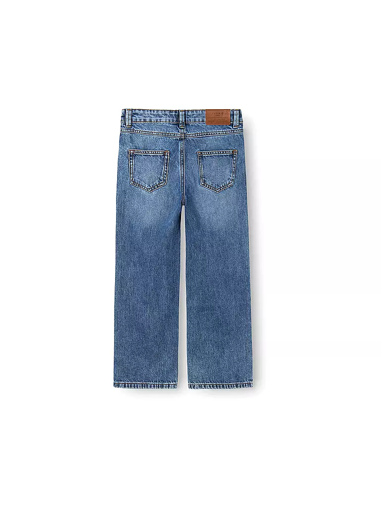 NAME IT Mädchen Jeans Straight Fit NKFROSE dunkelblau