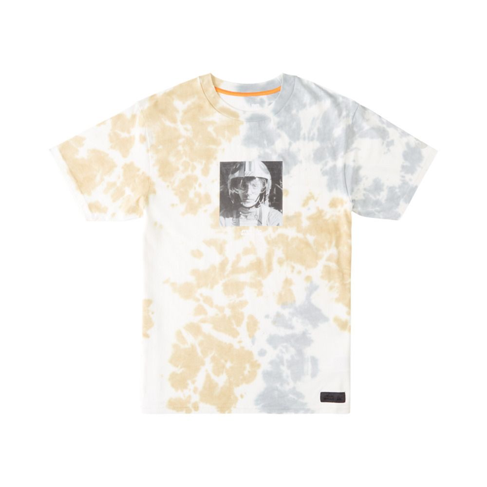 DC Shoes RED FIVE - Tee-shirt Homme lilywht/mojavetiedye