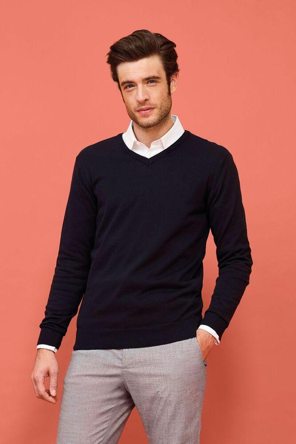 SOL'S 90000 - Galaxy Men Pull Col V Homme