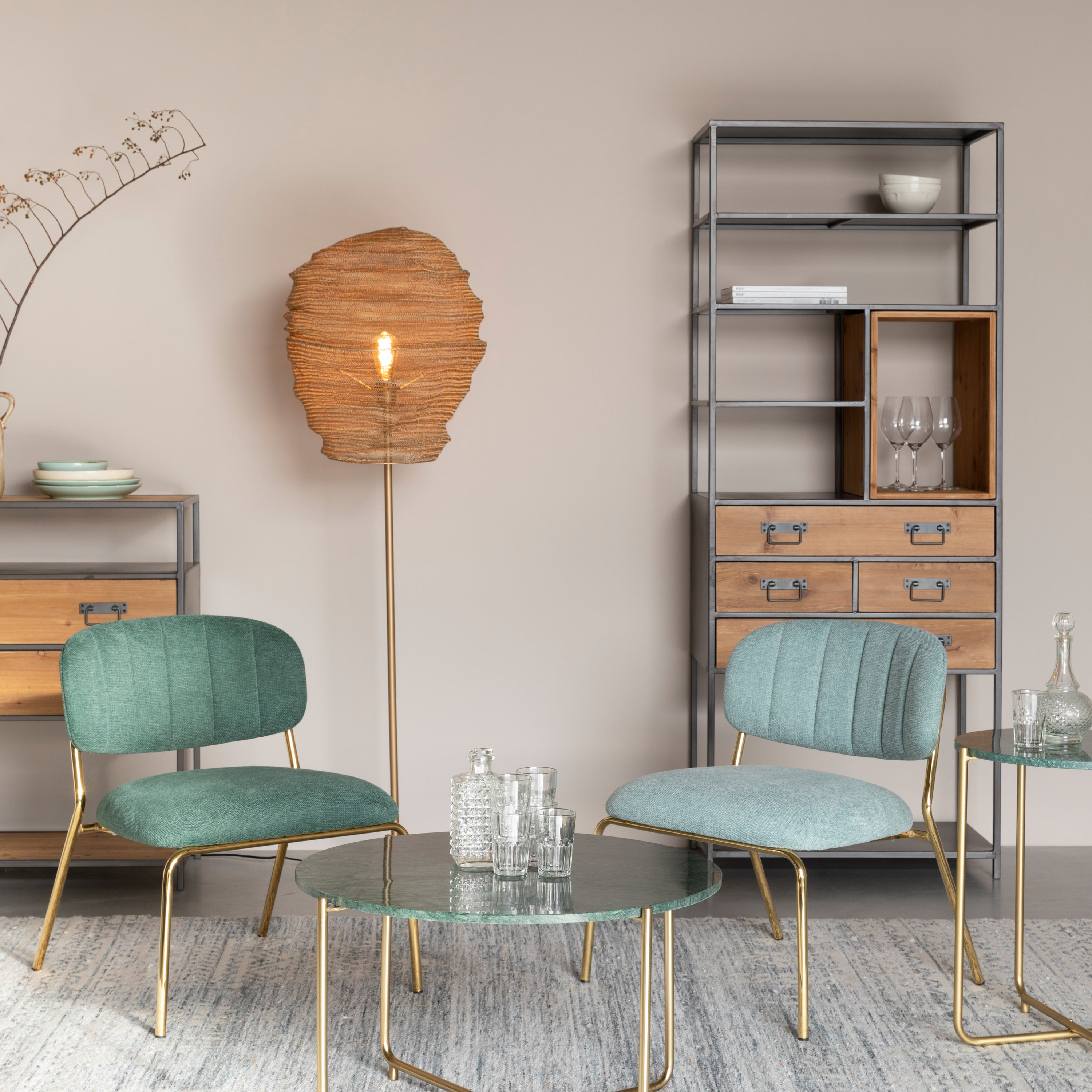 by fonQ basic Chique Salontafel Ã 70 cm - Groen