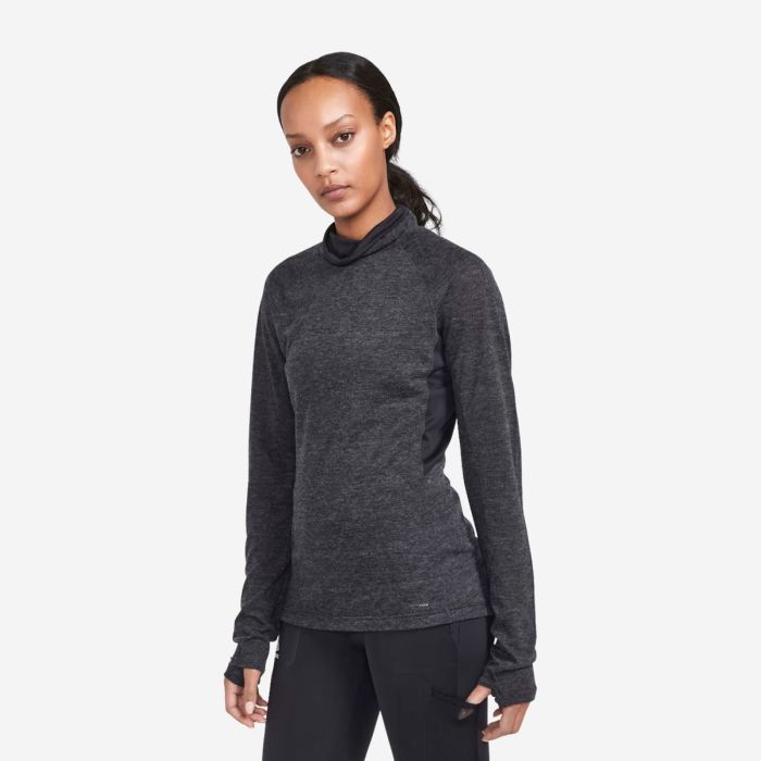 Craft Dame Trøjer Adv Subz Wool Ls Tee Grå