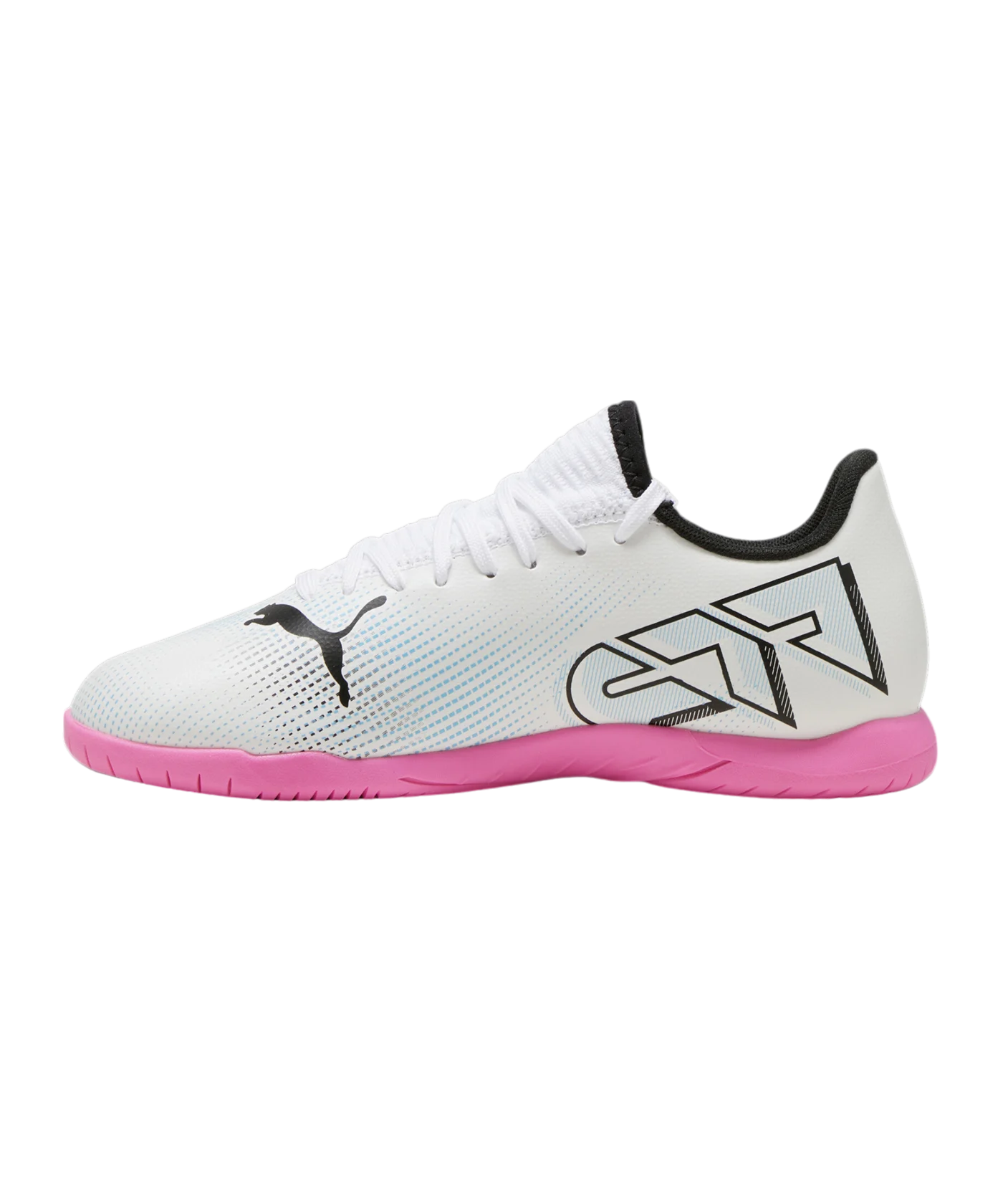 PUMA FUTURE 7 Play IT Halle Phenomenal Jr Kids Weiss Schwarz F01