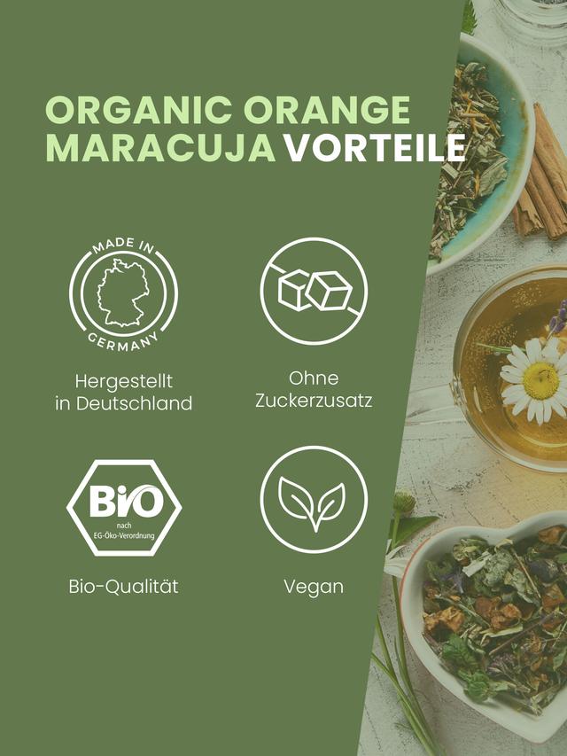 Früchtetee BIO Mango-Maracuja, lose, 3er-Set