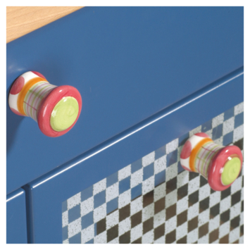 Knop Eline gekleurd 29mm