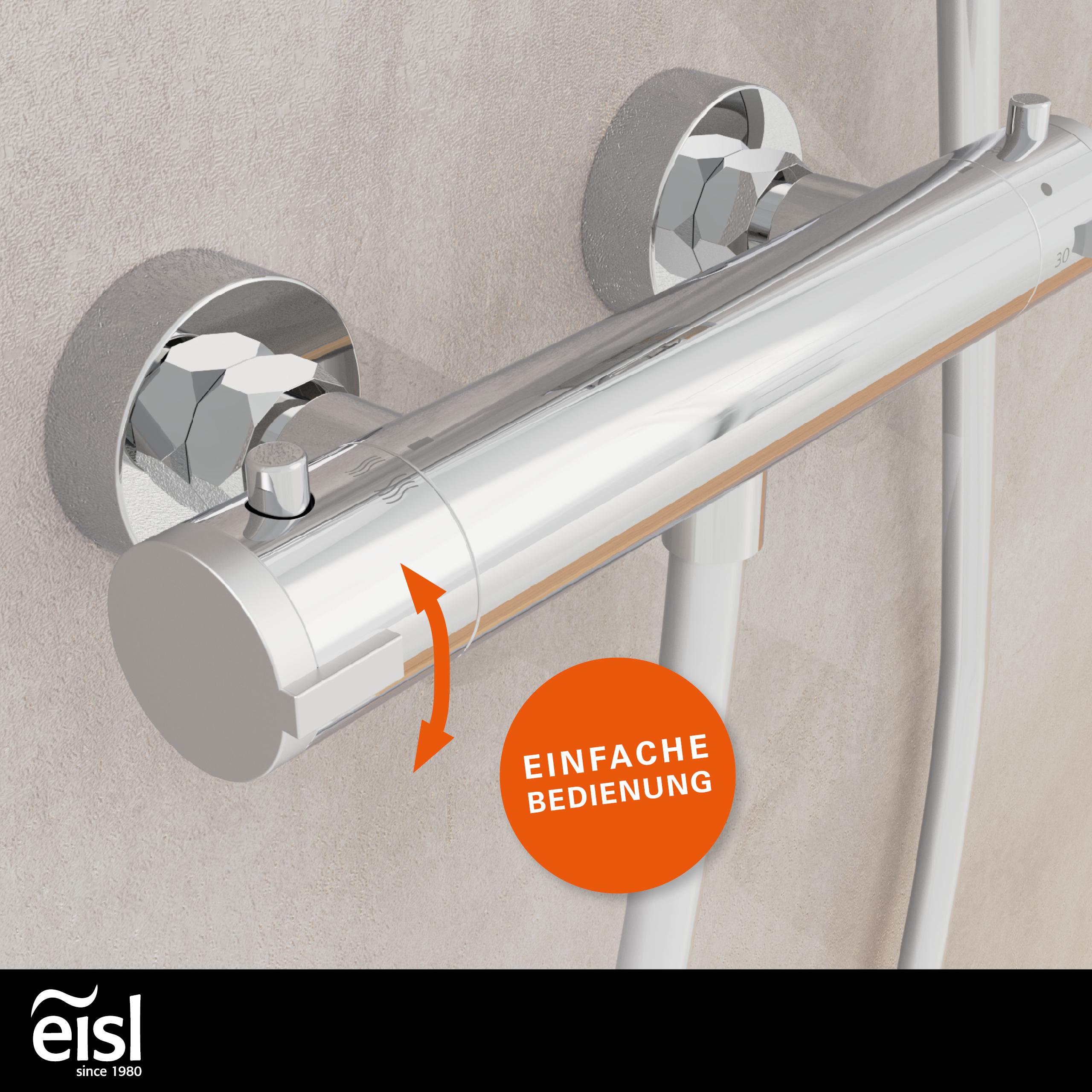 EISL Duscharmatur CLAUDIO mit Thermostat, Chrom