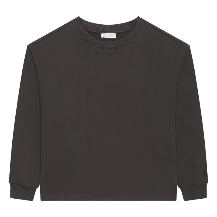 SMALLABLE BASICS Sweat Femme en Coton Bio | Noir