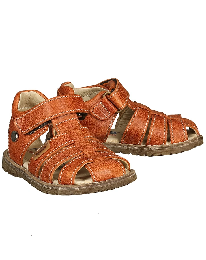 Sandalen SUMMER BOY mit Zehenschutz in rotbraun